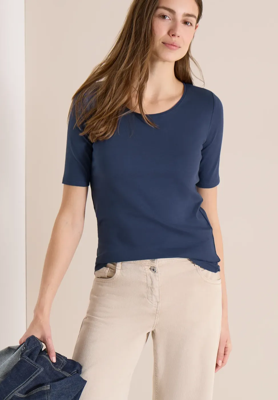 T-shirt en couleur unie