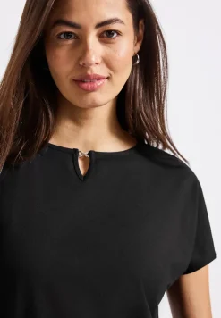 T-shirt en jersey avec découpe