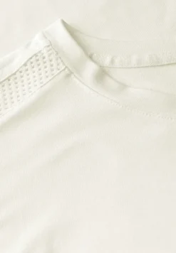 T-shirt en jersey avec détail en maille