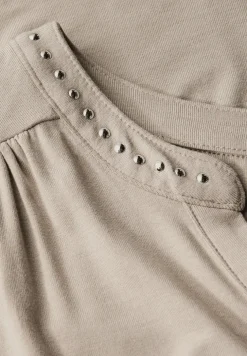 T-shirt en jersey avec rivets
