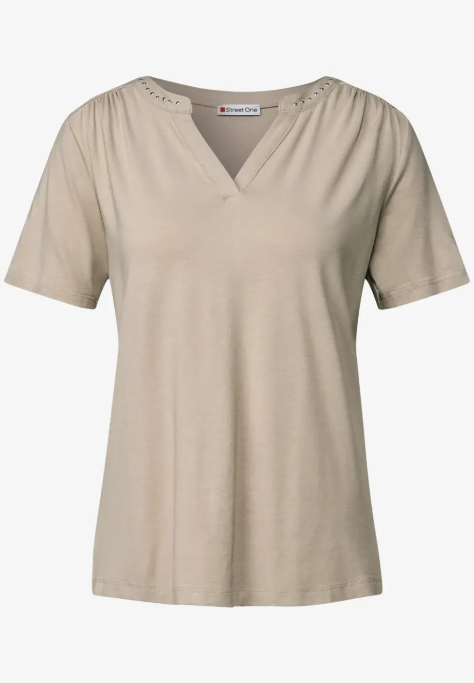T-shirt en jersey avec rivets