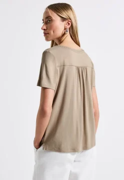T-shirt en jersey avec rivets
