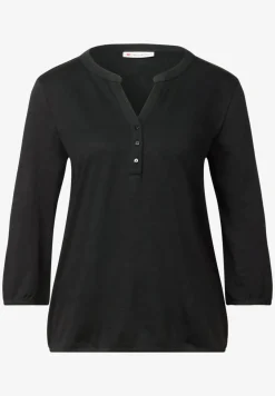 T-shirt en jersey Split Neck