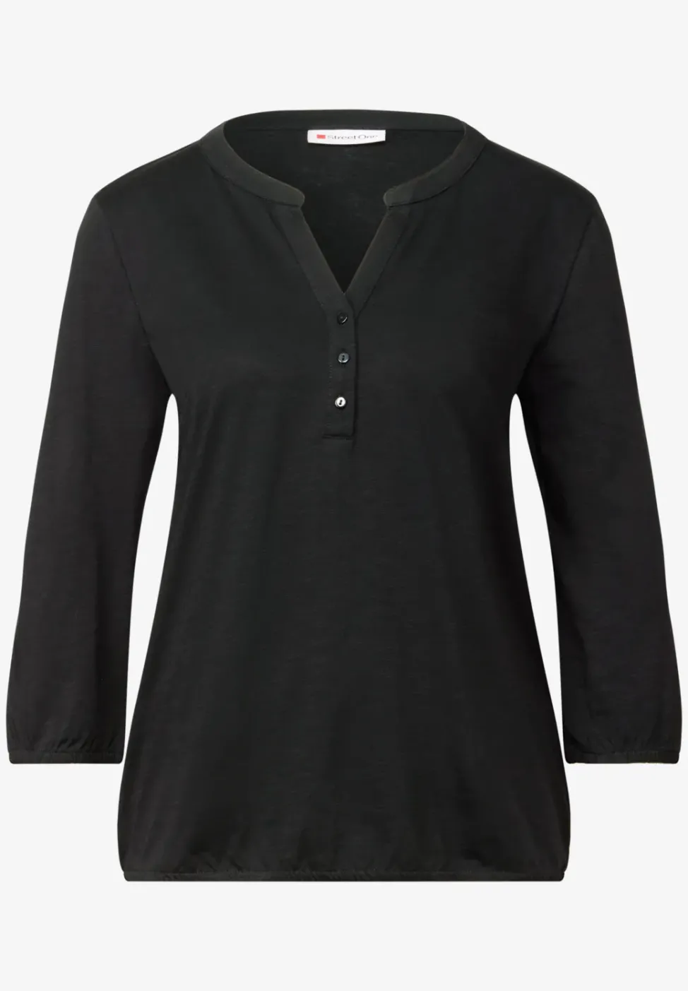 T-shirt en jersey Split Neck