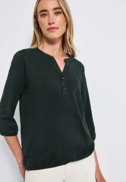 T-shirt en jersey Split Neck