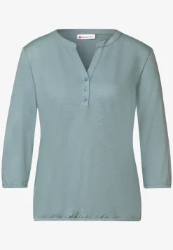 T-shirt en jersey Split Neck
