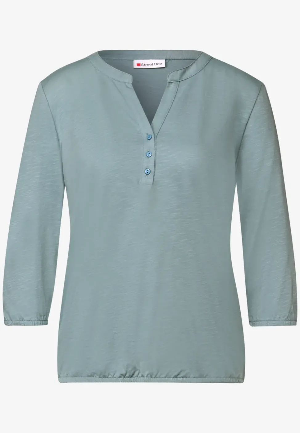 T-shirt en jersey Split Neck