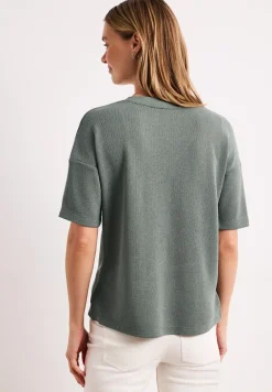 T-shirt en maille col V
