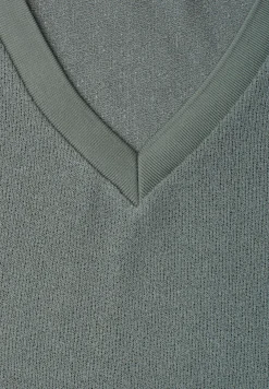 T-shirt en maille col V