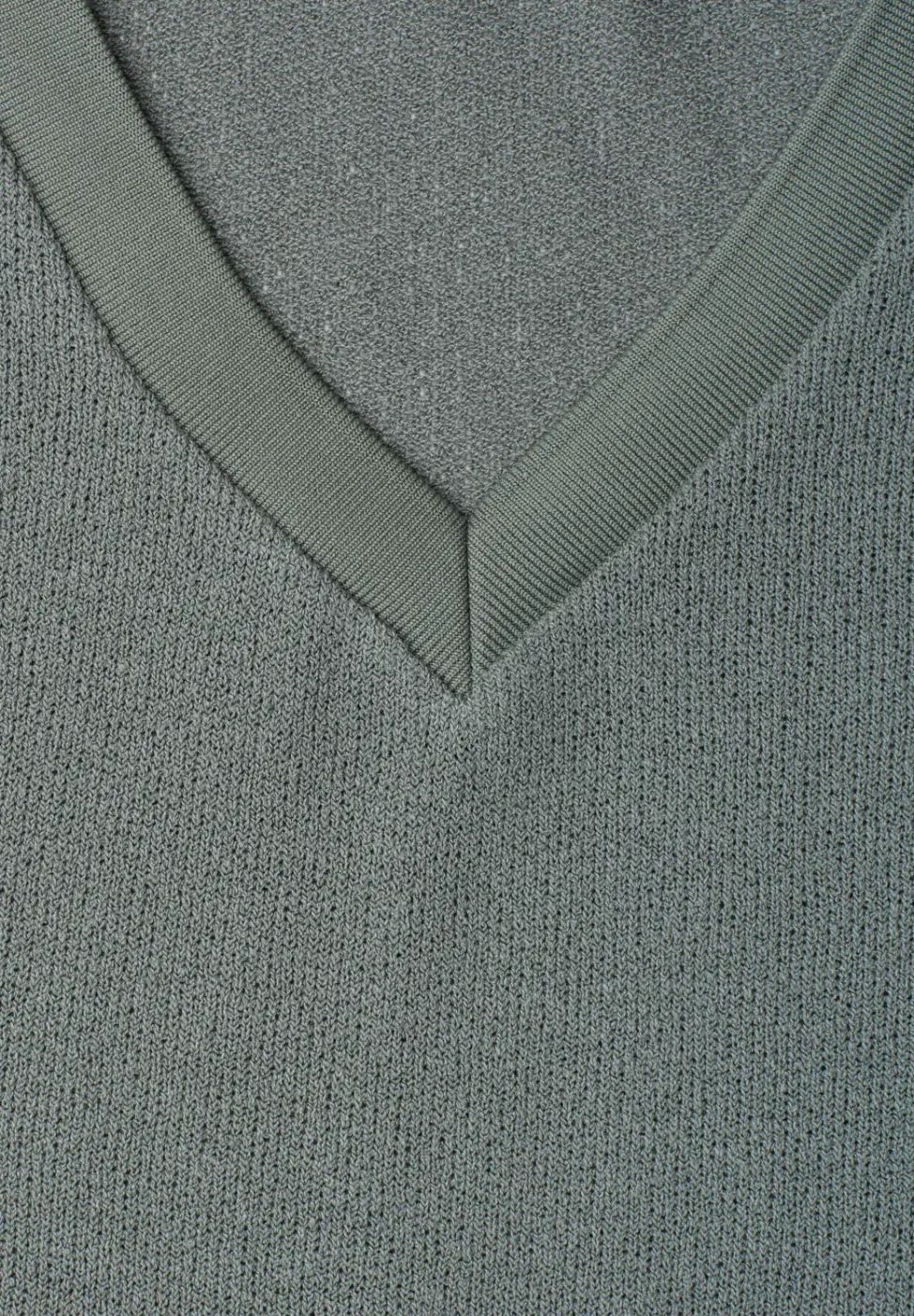 T-shirt en maille col V