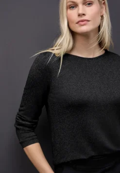 T-shirt en maille scintillante