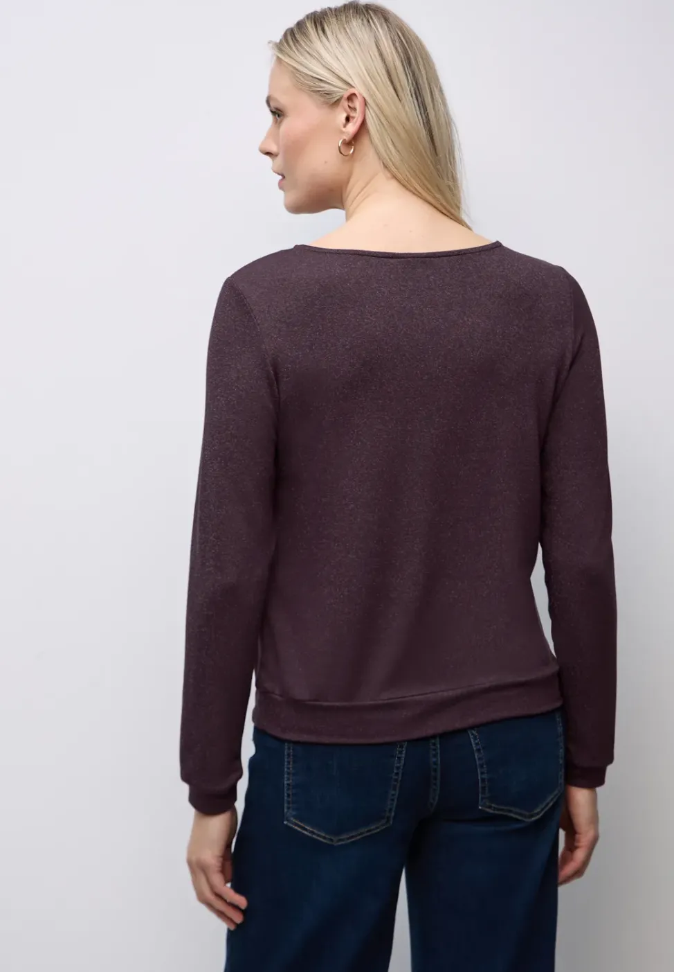 T-shirt en maille scintillante