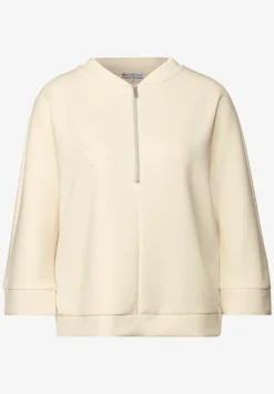 T-shirt en soie avec fermeture éclair