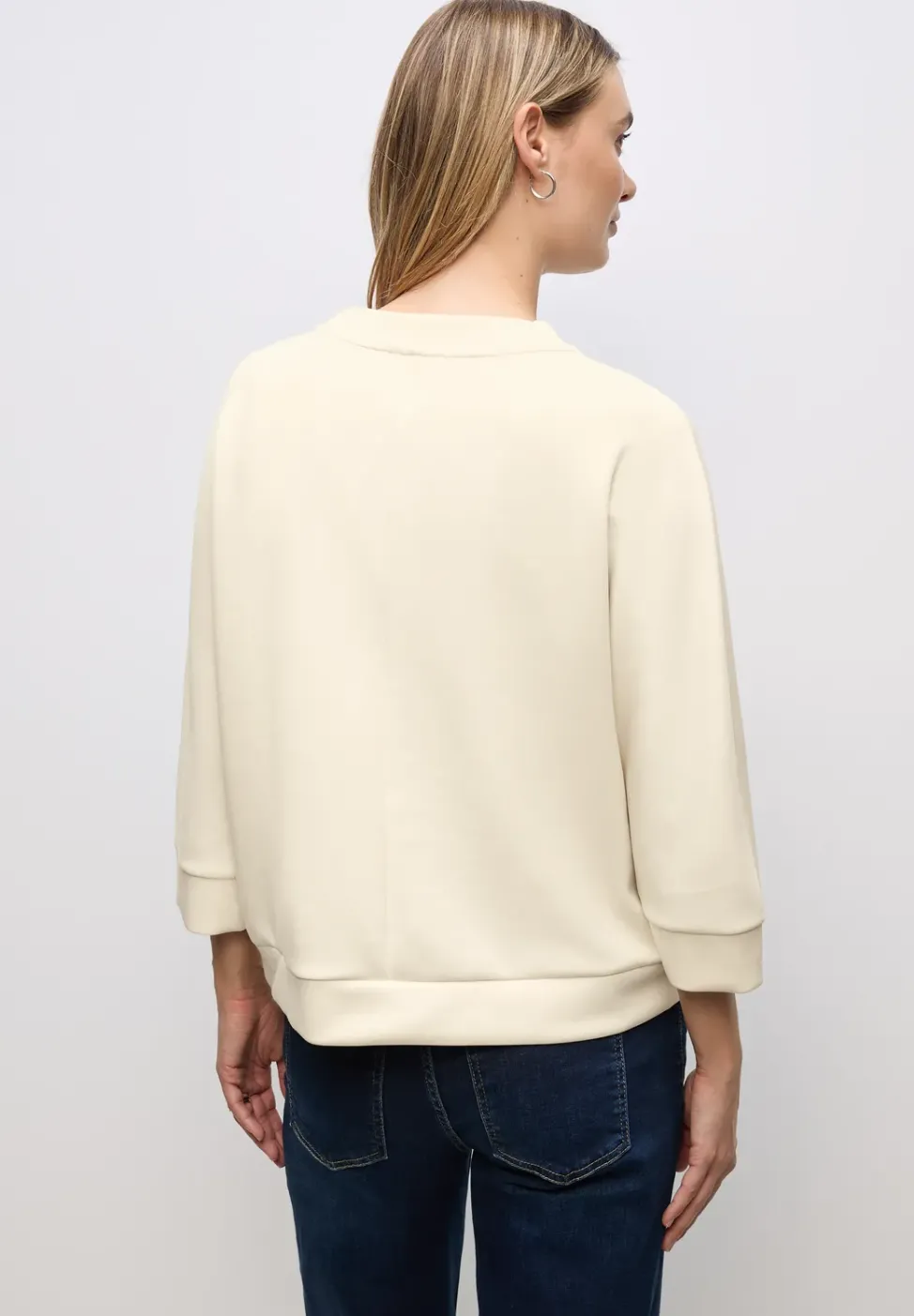 T-shirt en soie avec fermeture éclair