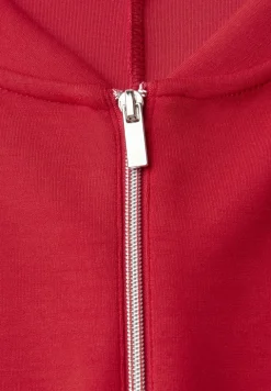 T-shirt en soie avec fermeture éclair