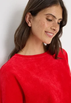 T-shirt en velours côtelé