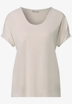 T-shirt fluide avec fronces
