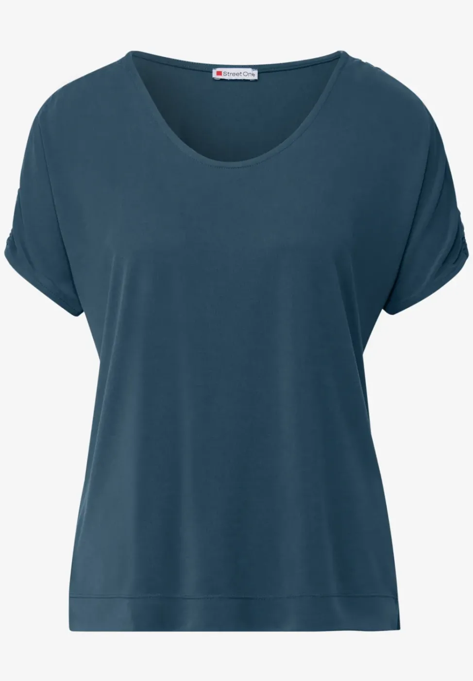 T-shirt fluide avec fronces