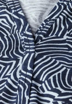 T-shirt imprimé au look tunique