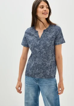 T-shirt imprimé au look tunique