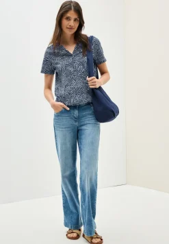 T-shirt imprimé au look tunique