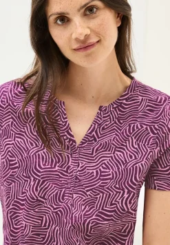 T-shirt imprimé au look tunique