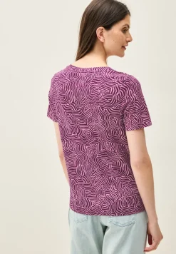 T-shirt imprimé au look tunique