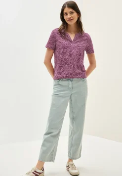 T-shirt imprimé au look tunique