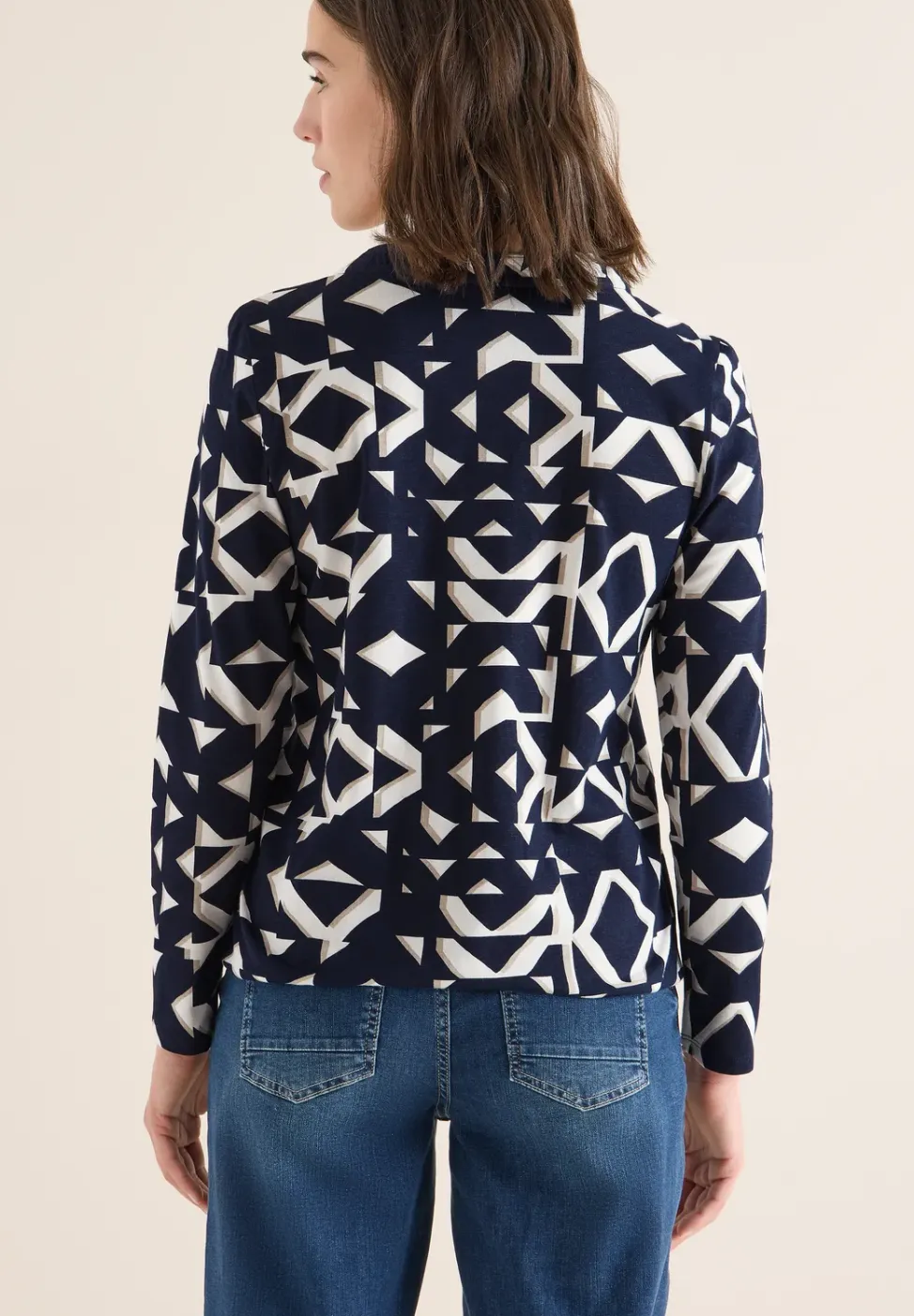 T-shirt imprimé au look tunique