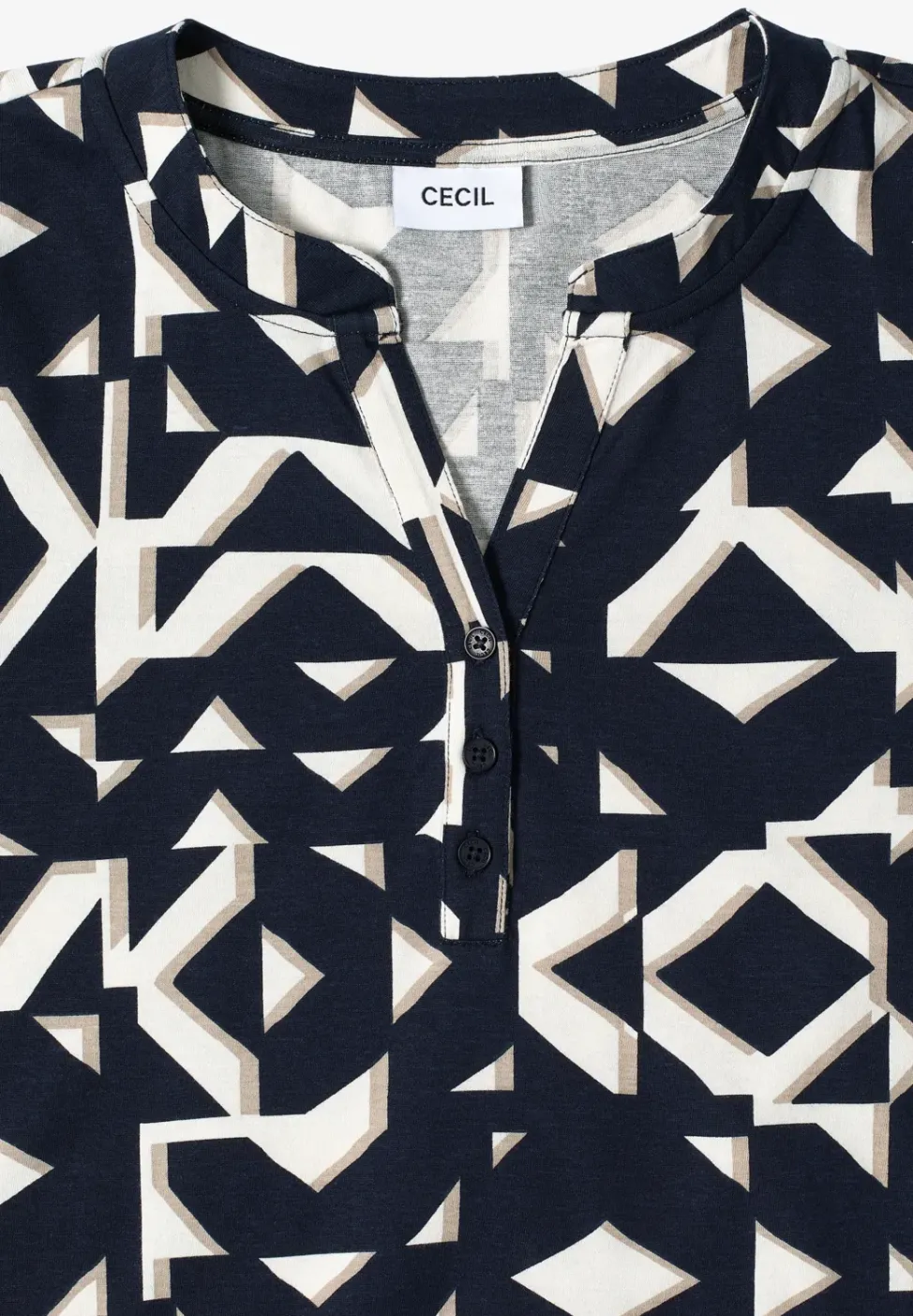 T-shirt imprimé au look tunique