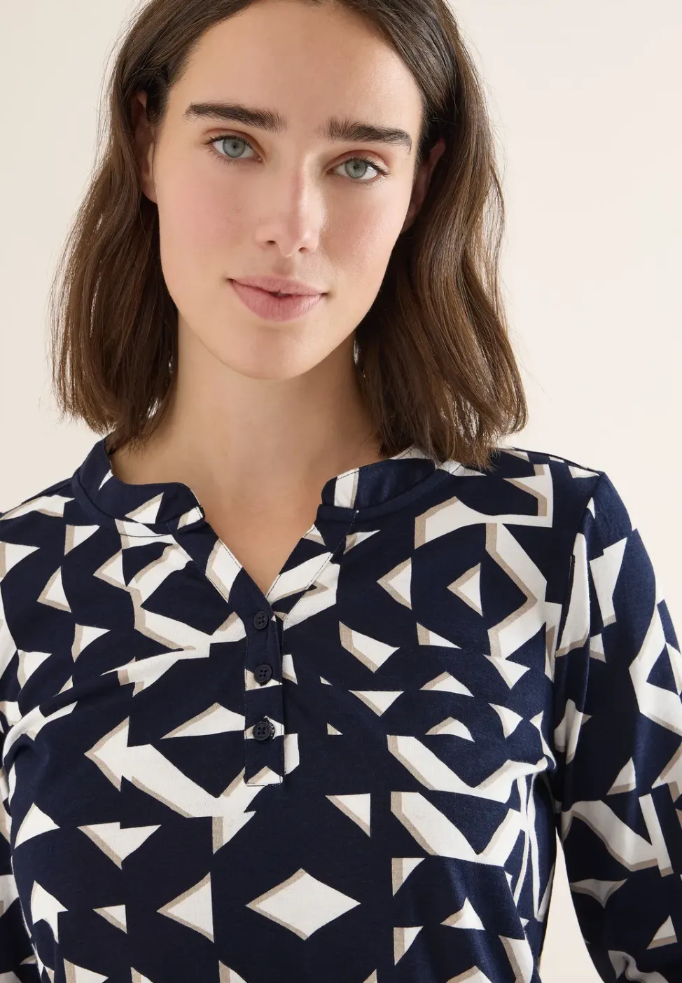 T-shirt imprimé au look tunique