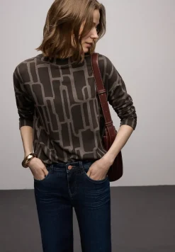 T-shirt imprimé avec cordon de serrage
