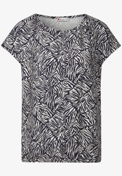 T-shirt imprimé avec découpe