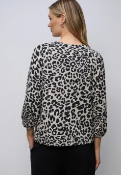 T-shirt jacquard à motifs