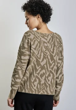 T-shirt jacquard deux tons