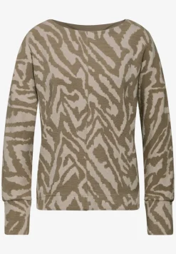 T-shirt jacquard deux tons