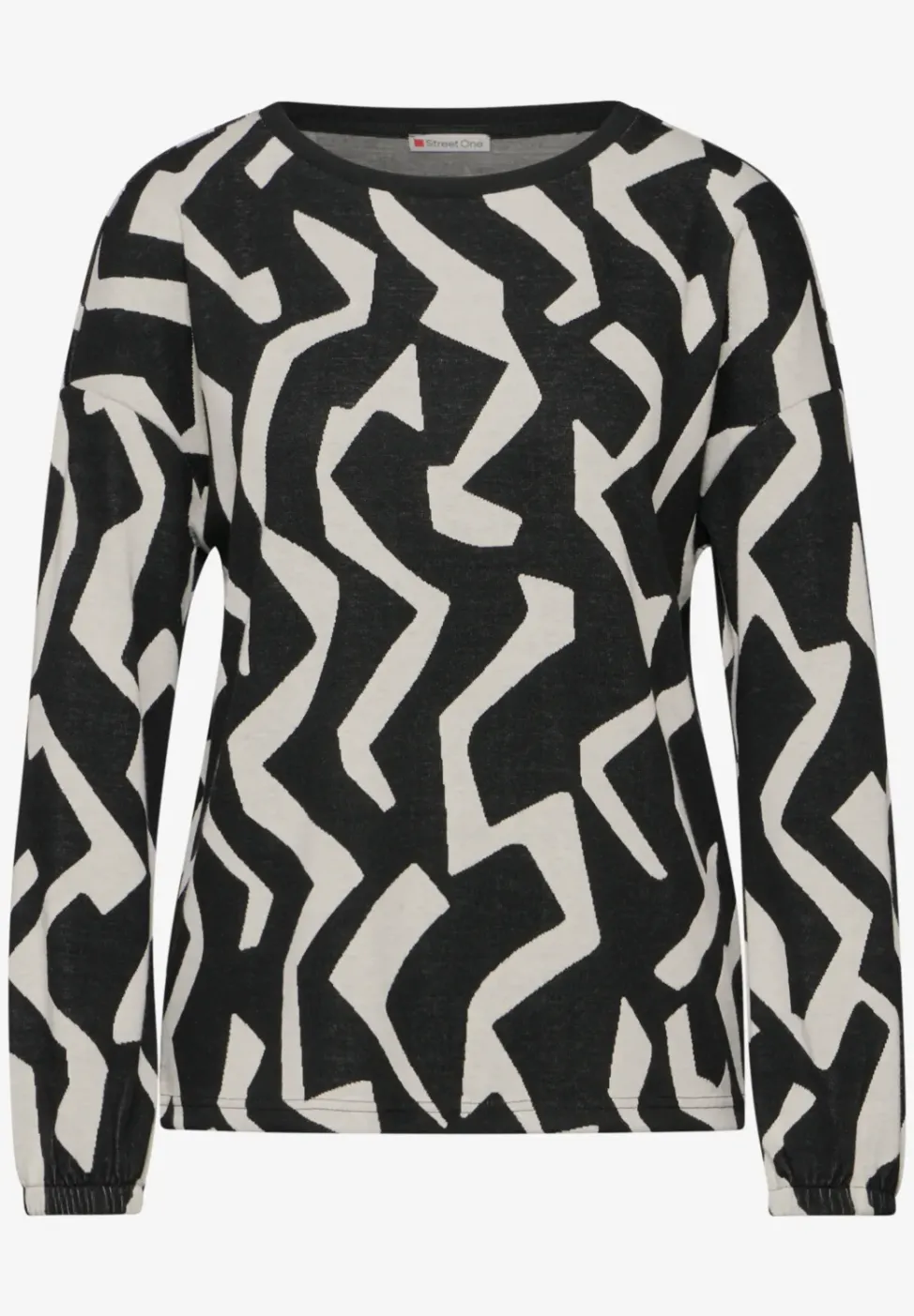 T-shirt jacquard douillet