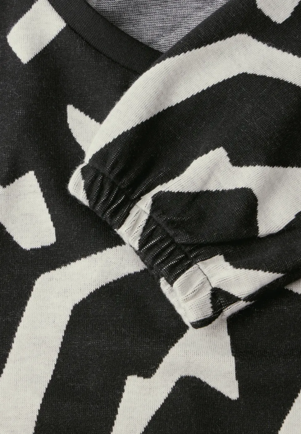T-shirt jacquard douillet