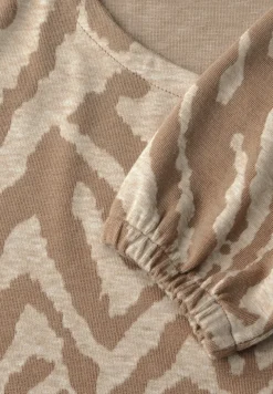T-shirt jacquard douillet