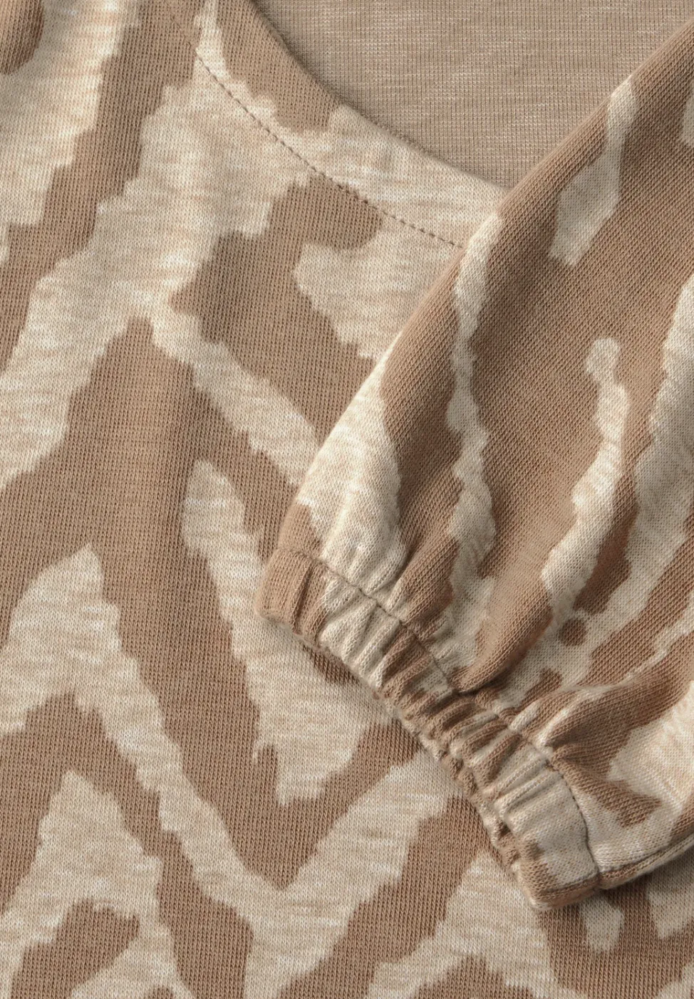 T-shirt jacquard douillet