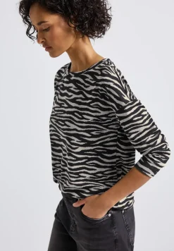 T-shirt jacquard douillet