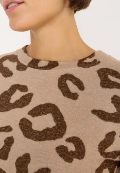 T-shirt léopard tout doux