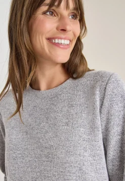 T-shirt mélangé avec boutons