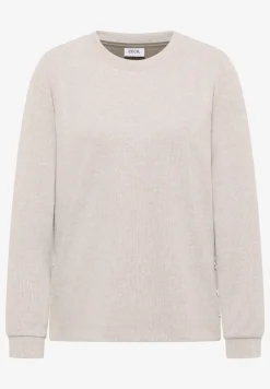 T-shirt mélangé avec boutons