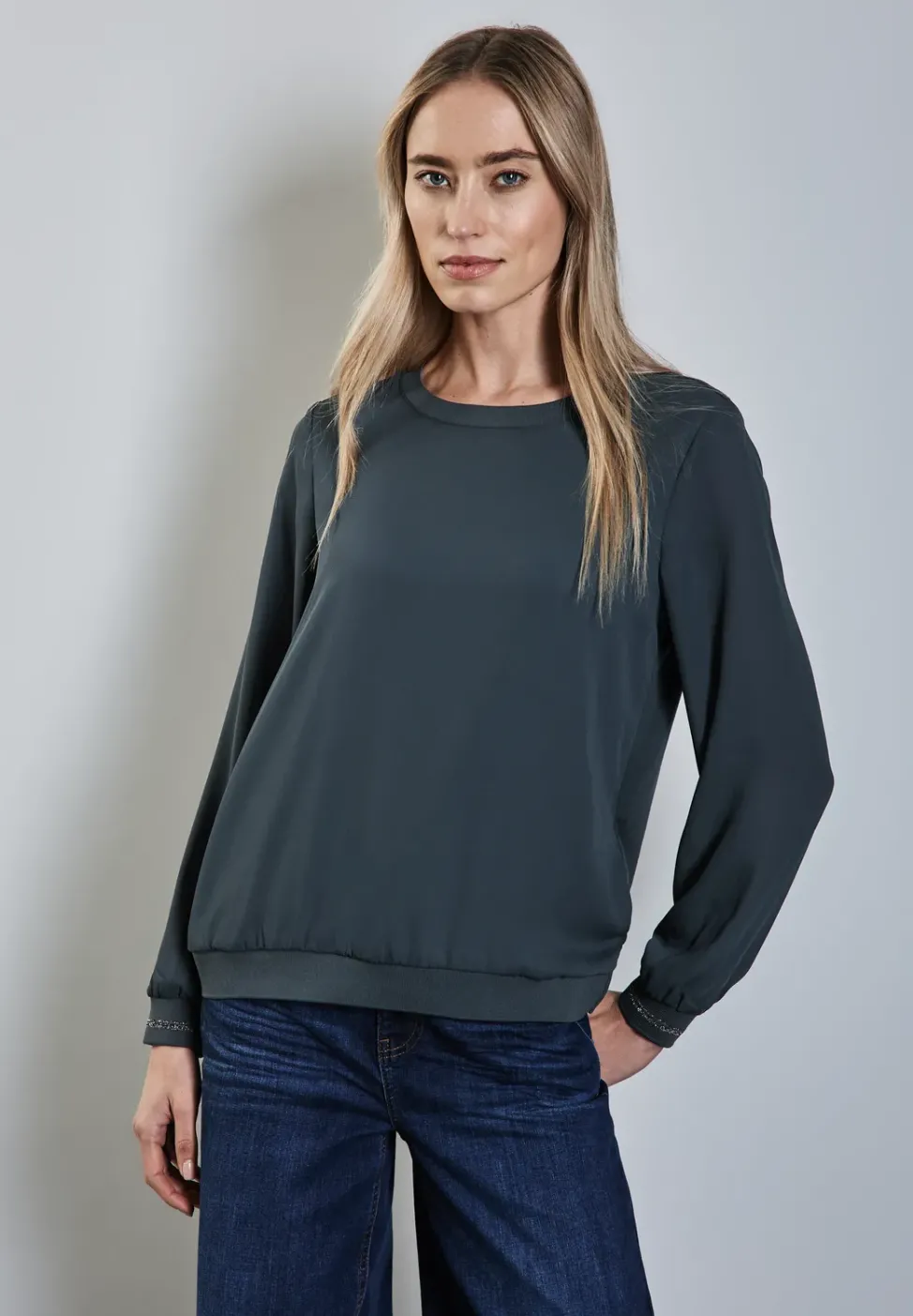 T-shirt mélange de matières