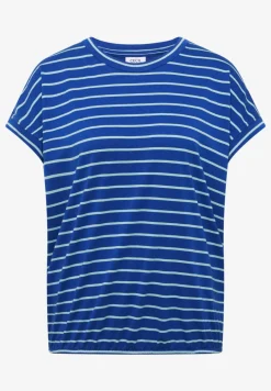 T-shirt rayé à col rond