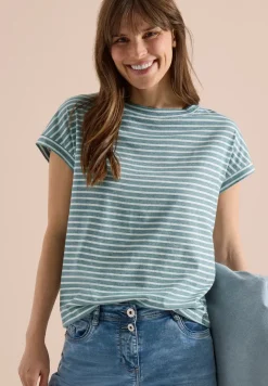 T-shirt rayé à manches courtes
