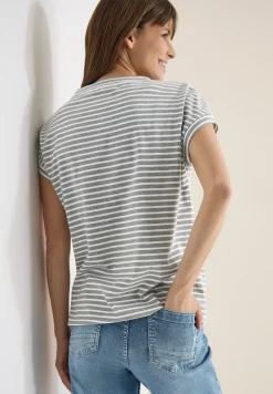T-shirt rayé à manches courtes
