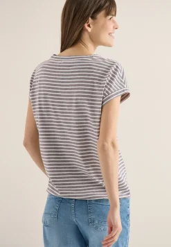 T-shirt rayé à manches courtes