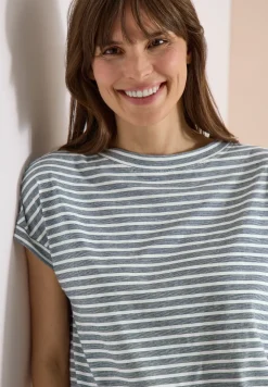 T-shirt rayé à manches courtes